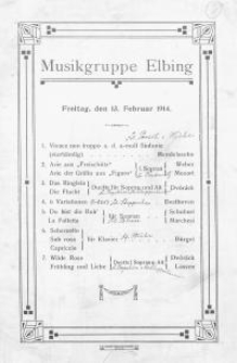 Musikgruppe Elbing (13.II.1914)