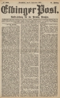 Elbinger Post, Nr.209 Sonnabend 8 September 1877, 4 Jh