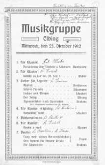 Musikgruppe Elbing (23.X.1912)