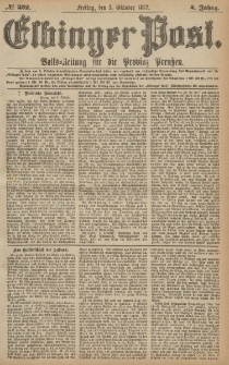 Elbinger Post, Nr.232 Freitag 5 Oktober 1877, 4 Jh