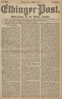 Elbinger Post, Nr.232 Freitag 5 Oktober 1877, 4 Jh