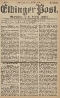Elbinger Post, Nr.237 Donnerstag 11 Oktober 1877, 4 Jh