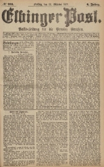 Elbinger Post, Nr.238 Freitag 12 Oktober 1877, 4 Jh