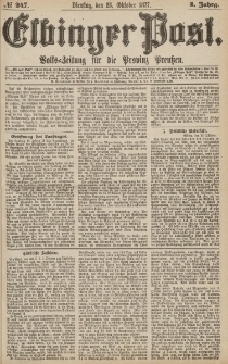 Elbinger Post, Nr.247 Dienstag 23 Oktober 1877, 4 Jh