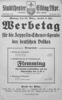 Werbetag für die Zeppelin-Eckener-Spende des deutschen Volkes. Flemming : Der deutsche Luftschiffbau und der Amerikaflug