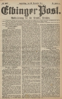 Elbinger Post, Nr.297 Donnerstag 20 Dezember 1877, 4 Jh