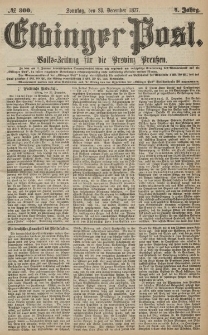Elbinger Post, Nr.300 Sonntag 23 Dezember 1877, 4 Jh