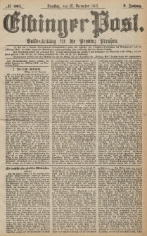 Elbinger Post, Nr.301 Dienstag 25 Dezember 1877, 4 Jh