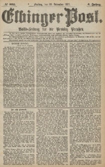 Elbinger Post, Nr.302 Freitag 28 Dezember 1877, 4 Jh