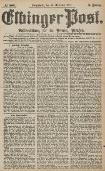 Elbinger Post, Nr.303 Sonnabend 29 Dezember 1877, 4 Jh