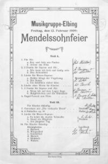 Mendelssohnfeier