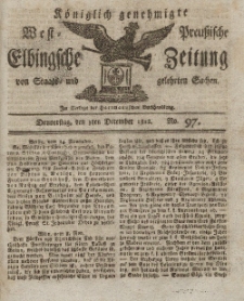 Elbingsche Zeitung, No. 97 Donnerstag, 3 Dezember 1812