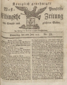 Elbingsche Zeitung, No. 55 Donnerstag, 9 Juli 1812