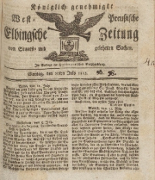 Elbingsche Zeitung, No. 58 Montag, 20 Juli 1812