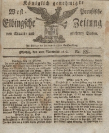 Elbingsche Zeitung, No. 88 Montag, 2 November 1812