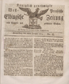 Elbingsche Zeitung, No. 8 Donnerstag, 28 Januar 1813