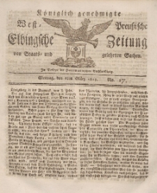 Elbingsche Zeitung, No. 17 Montag, 1 März 1813