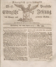 Elbingsche Zeitung, No. 32 Donnerstag, 22 April 1813
