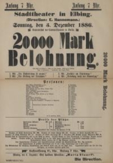20 000 Mark Belohnung - Treptow Leon