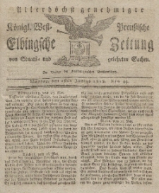 Elbingsche Zeitung, No. 44 Montag, 1 Juni 1818
