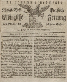 Elbingsche Zeitung, No. 96 Montag, 30 November 1818