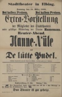 Hanne-Nüte und De lütte Pudel - Reuter Fritz