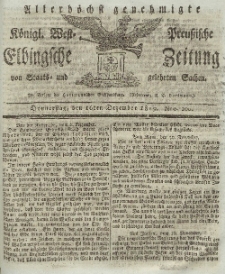 Elbingsche Zeitung, No. 100 Donnerstag, 16 Dezember 1819