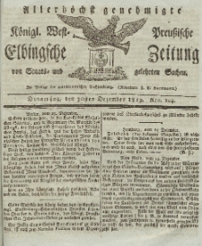 Elbingsche Zeitung, No. 104 Donnerstag, 30 Dezember 1819