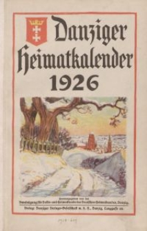Danizger Heimatkalender 1926