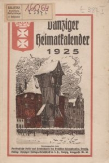 Danziger Heimatkalender 1925