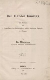 Der Handel Danzigs