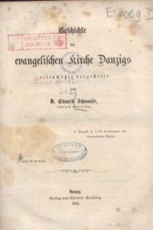 Geschichte der evangelischen Kirche Danzigs