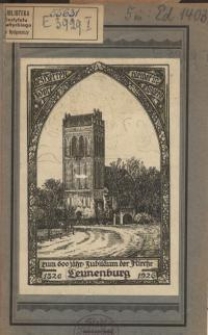 Aus der Geschichte der Kirche und des Kirchspiels Leunenburg