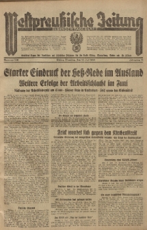 Westpreussische Zeitung, Nr. 158 Dienstag 10 Juli 1934, 11. Jahrgang