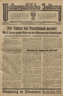 Westpreussische Zeitung, Nr. 162 Sonnabend/Sonntag 14/15 Juli 1934, 11. Jahrgang