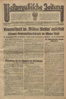Westpreussische Zeitung, Nr. 163 Montag 16 Juli 1934, 11. Jahrgang