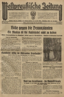 Westpreussische Zeitung, Nr. 166 Donnerstag 19 Juli 1934, 11. Jahrgang