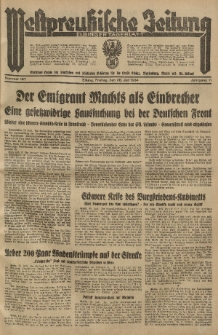 Westpreussische Zeitung, Nr. 167 Freitag 20 Juli 1934, 11. Jahrgang