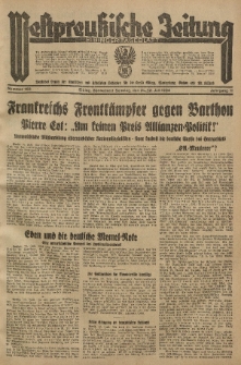 Westpreussische Zeitung, Nr. 168 Sonnabend/Sonntag 21/22 Juli 1934, 11. Jahrgang