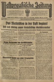 Westpreussische Zeitung, Nr. 169 Montag 23 Juli 1934, 11. Jahrgang
