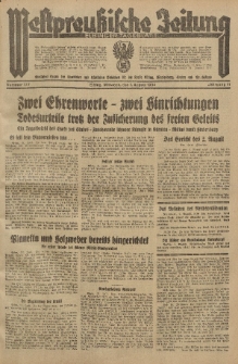 Westpreussische Zeitung, Nr. 177 Mittwoch 1 August 1934, 11. Jahrgang