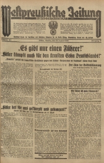Westpreussische Zeitung, Nr. 187 Montag 13 August 1934, 11. Jahrgang