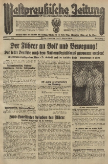 Westpreussische Zeitung, Nr. 194 Dienstag 21 August 1934, 11. Jahrgang