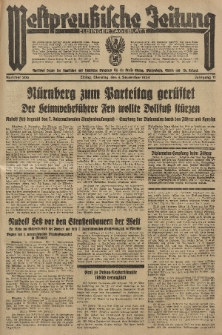 Westpreussische Zeitung, Nr. 206 Dienstag 4 September 1934, 11. Jahrgang