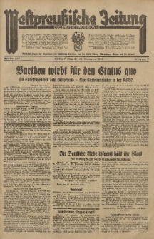 Westpreussische Zeitung, Nr. 227 Freitag 28 September 1934, 11. Jahrgang