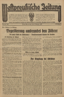 Westpreussische Zeitung, Nr. 231 Donnerstag 3 Oktober 1935, 12. Jahrgang