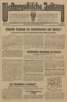 Westpreussische Zeitung, Nr. 236 Mittwoch 9 Oktober 1935, 12. Jahrgang