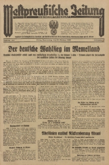 Westpreussische Zeitung, Nr. 237 Donnerstag 10 Oktober 1935, 12. Jahrgang
