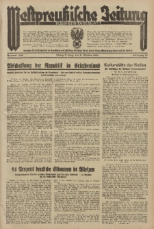 Westpreussische Zeitung, Nr. 238 Freitag 11 Oktober 1935, 12. Jahrgang