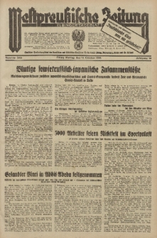 Westpreussische Zeitung, Nr. 240 Montag 14 Oktober 1935, 12. Jahrgang